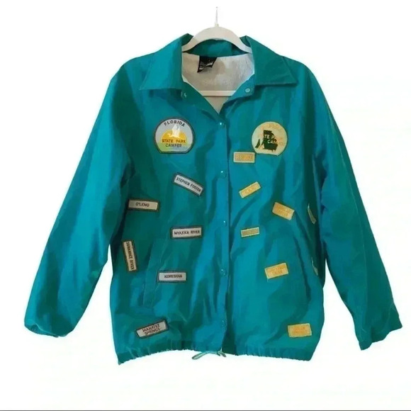 auburn sportswear Jackets & Blazers - Vintage State Park Camping Windbreaker Size L